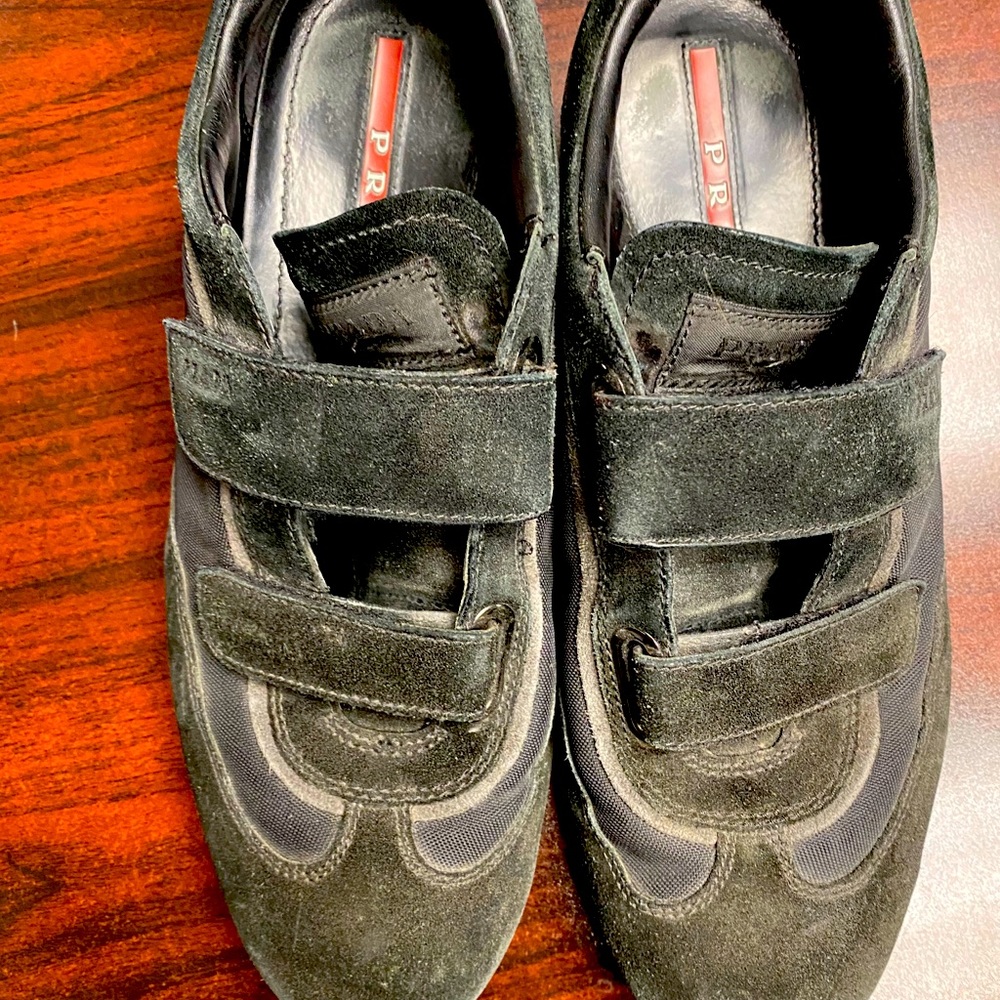 Men’s suede Prada shoes